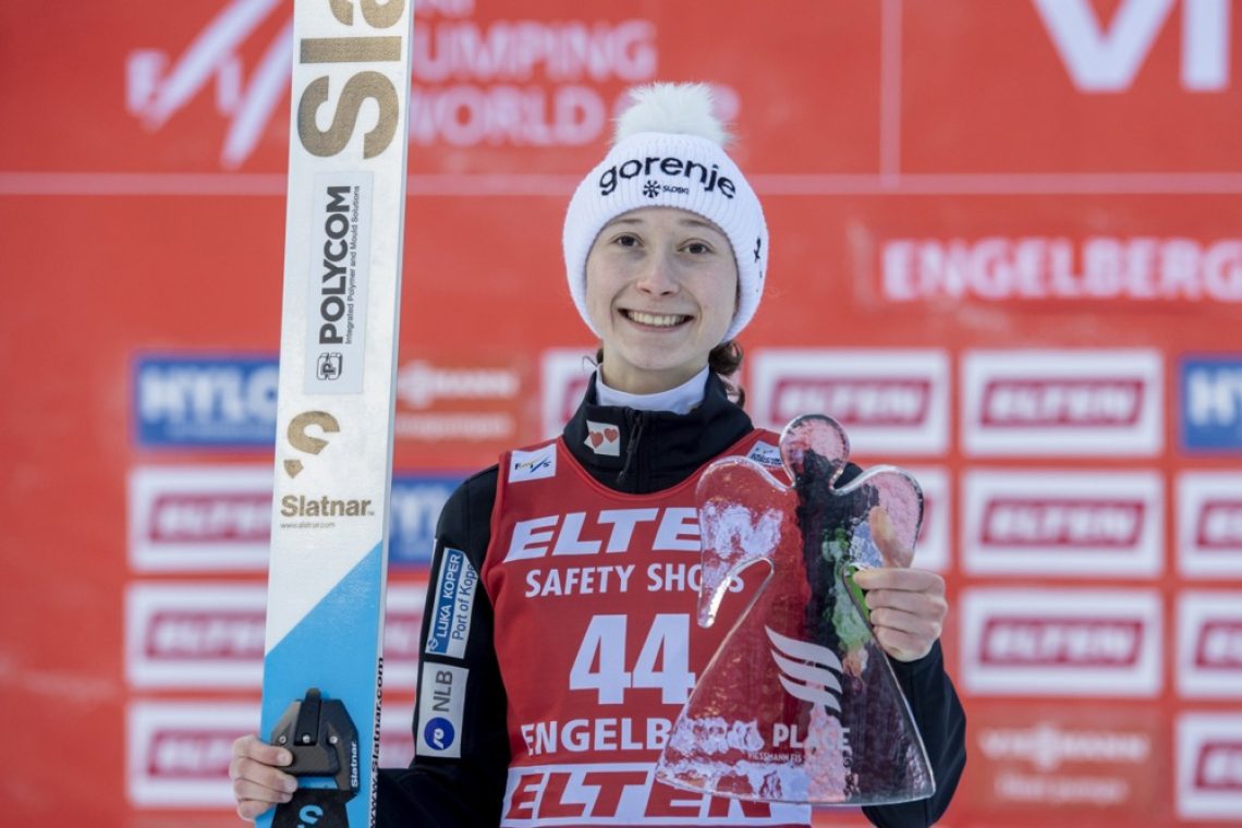 Nika Prevc zmagala v Garmisch-Partenkirchnu za svoje drugo slavje v svetovnem pokalu 