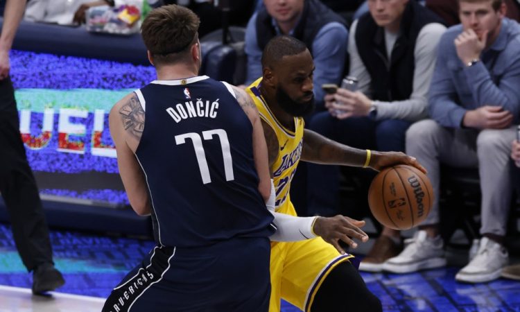 Luka Dončić 2023 končal z zmago in 39 točkami