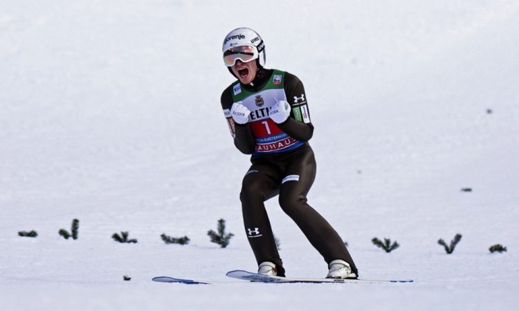 Anže Lanišek zmagal na drugi novoletni tekmi v Garmischu