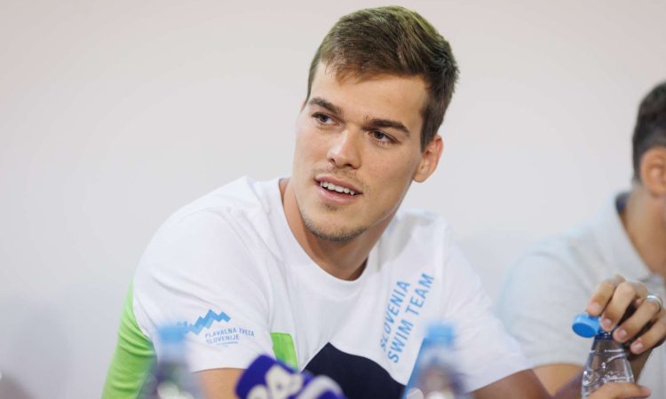 Neža Klančar in Peter John Stevens plavalca leta 2023