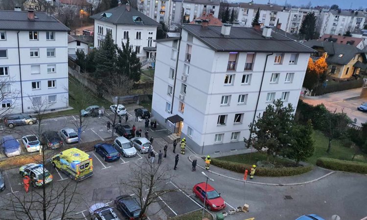 Eksplozija plina v Kranju