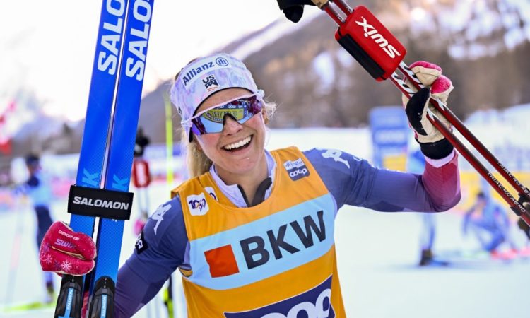 Diggins najboljša na tekmi s skupinskim startom v Canmoru, Mandeljc 28.