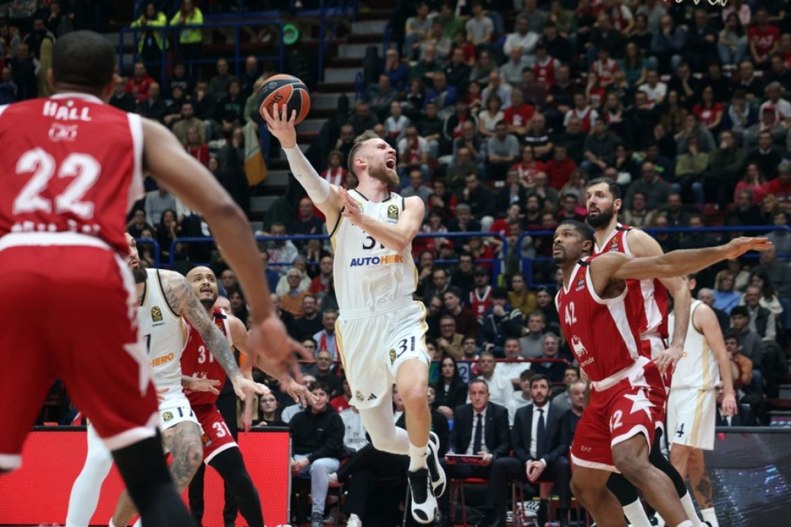 Real v evroligi četrtič izgubil, debi Hrabarja za Baskonio