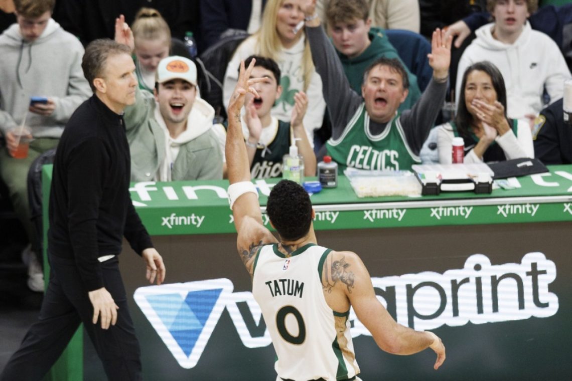 Jayson Tatum z 41 točkami potopil Brooklyn