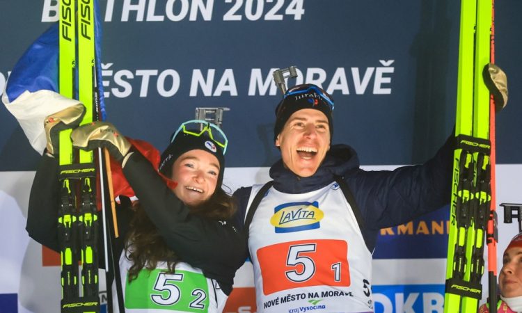 Mešana štafetna tekma Franciji, Slovenija v Novem Mestu 18.