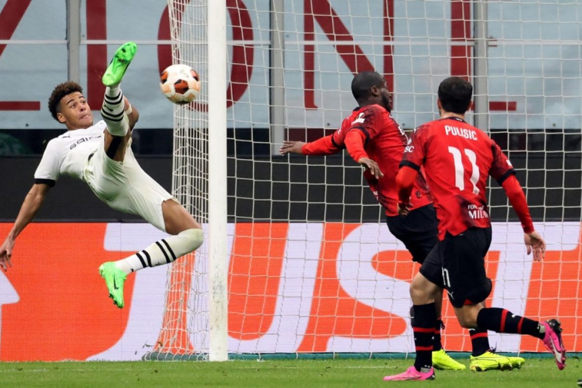 Milan do visoke zmage proti Rennesu v evropski ligi
