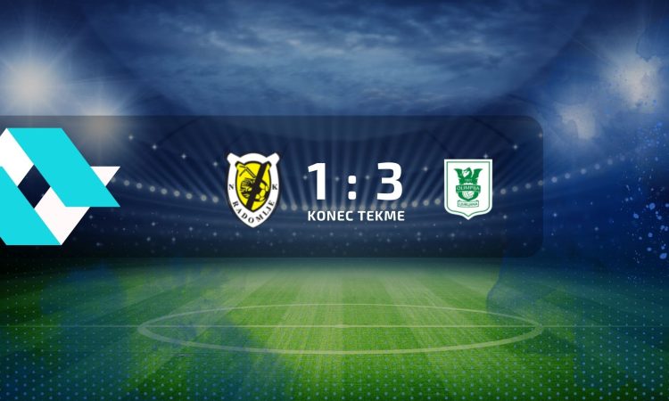 Nogometaši Kalcerja Radomelj so izgubili proti Olimpiji z 1:3