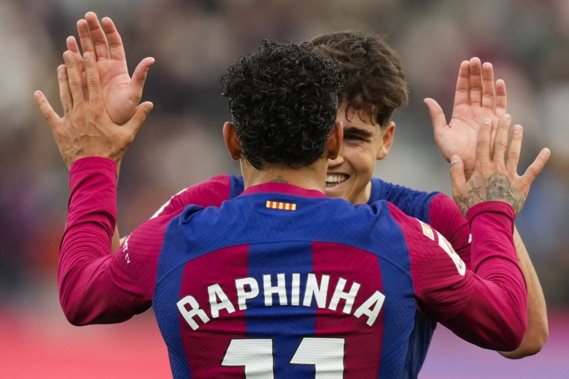 Barcelona zanesljivo do treh točk in začasnega drugega mesta