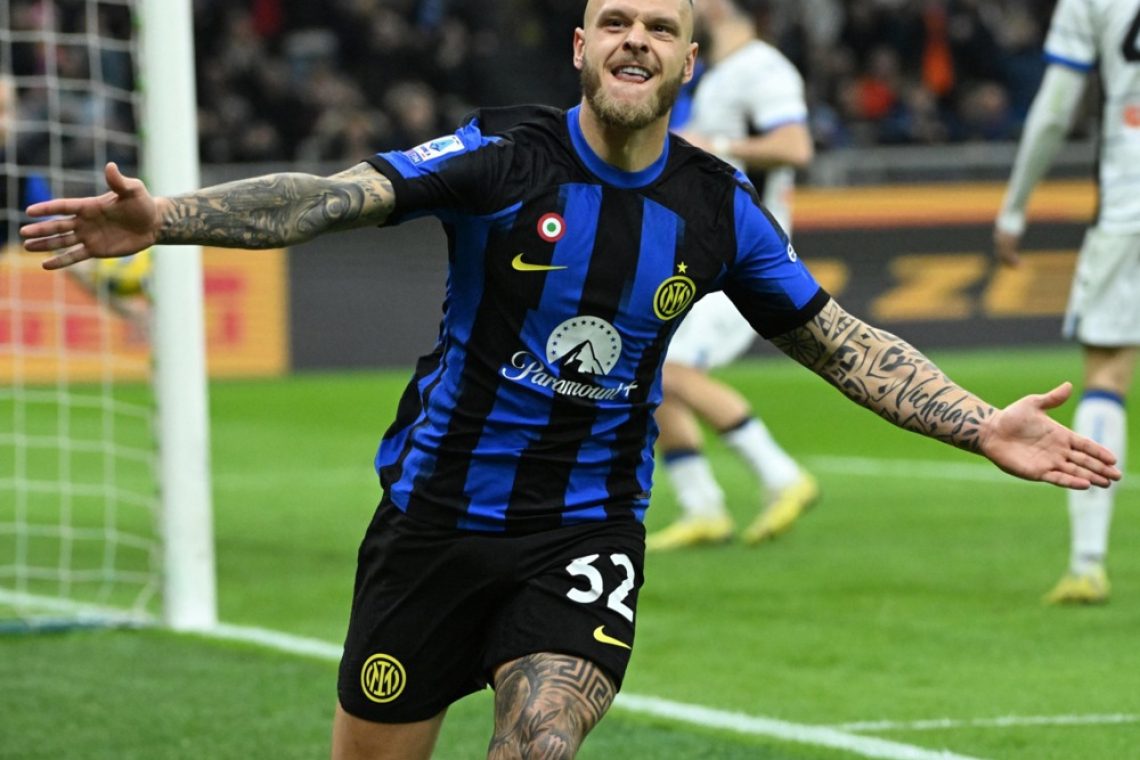 Inter po zmagi na zaostali tekmi do prednosti 12 točk
