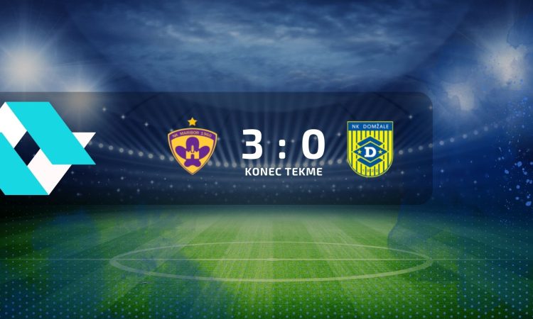 Nogometaši Maribora so premagali Domžale s 3:0