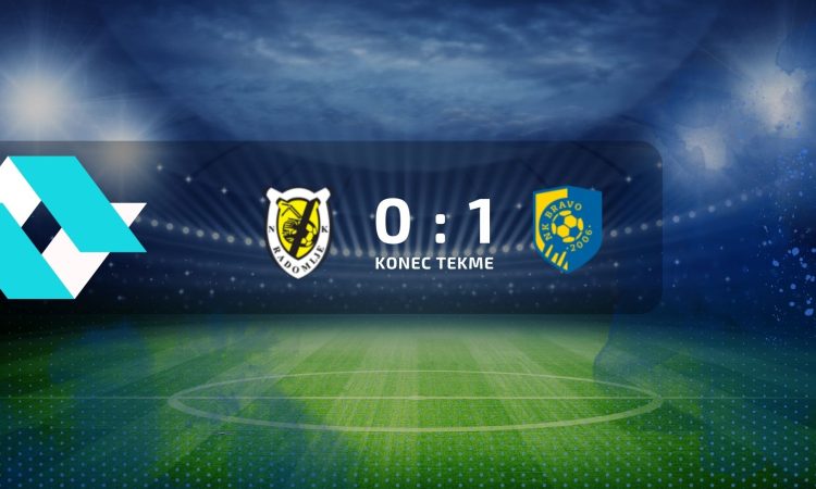 Nogometaši Kalcerja Radomelj so v Domžalah izgubili proti Bravu Kostelu z 0:1 