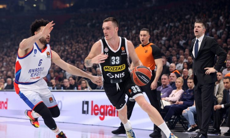 Košarkarji Cedevite Olimpije so v gosteh izgubili s Partizanom s 102:110