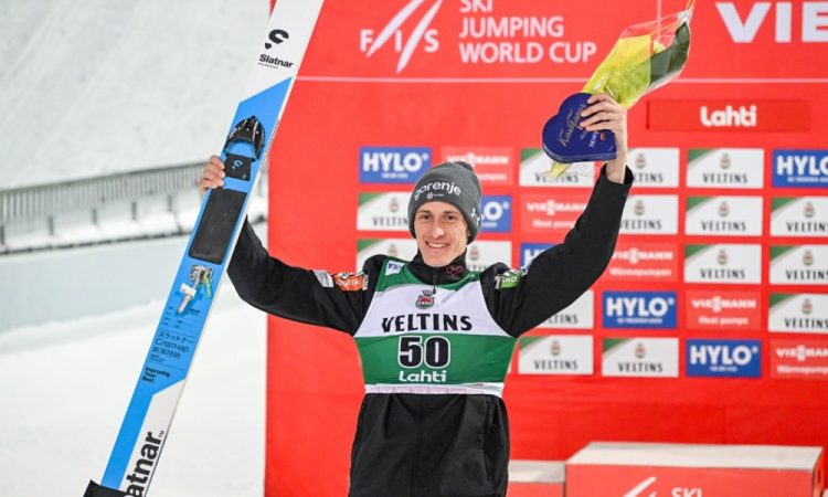 Peter Prevc prvič v Lahtiju do drugega mesta 