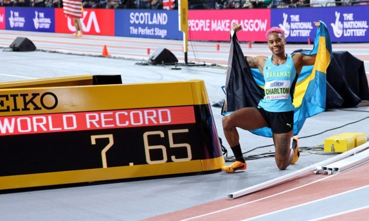 Bahamka Charlton zadnji dan SP rekordno v Glasgowu