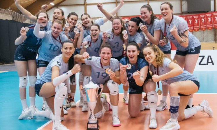 Odbojkarice Calcita Volleyja zmagovalke srednjeevropske lige