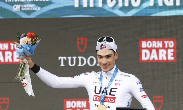 Kolesarji UAE Emirates zmagovalci ekipnega kronometra, Rogličeva Bora enajsta
