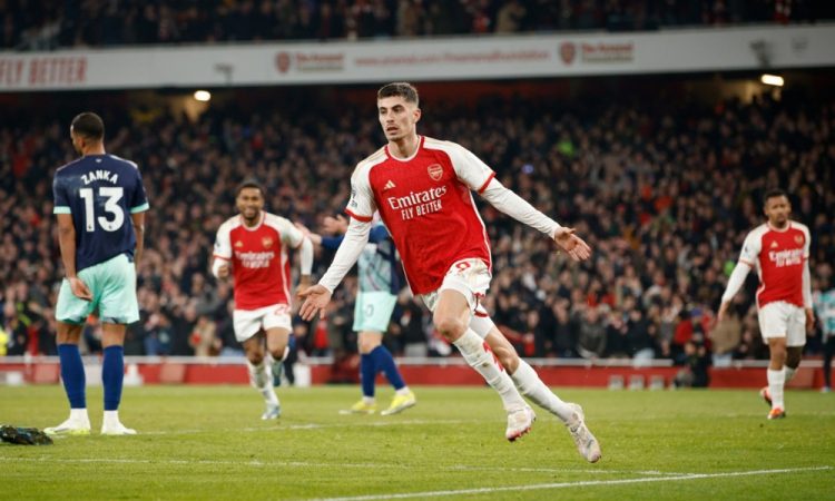 Havertz popeljal Arsenal začasno na vrh