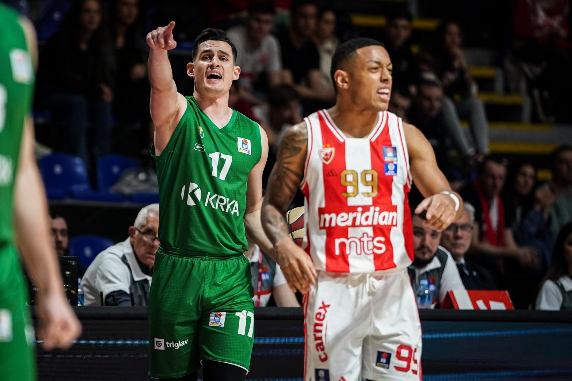 Košarkarji Krke so izgubili s Crveno zvezdo s 57:110