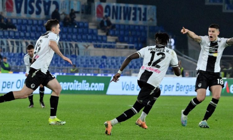 Udinese ob Bijolovi vrnitvi zmagal v Rimu
