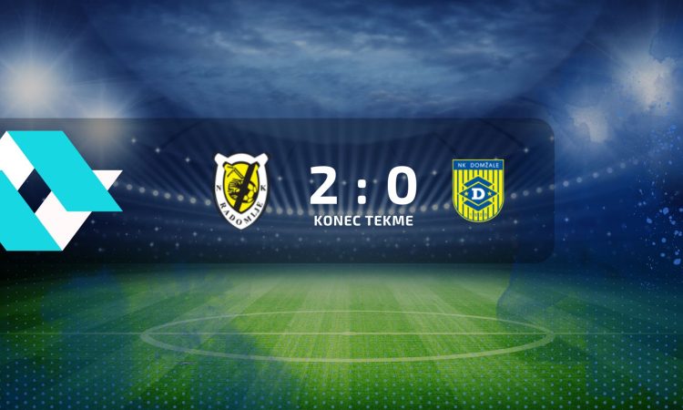 Nogometaši Kalcer Radomelj so premagali Domžale z 2:0