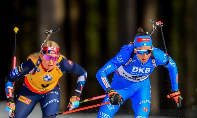 Lisa Vittozzi v boj za skupno zmago, Lampič deveta