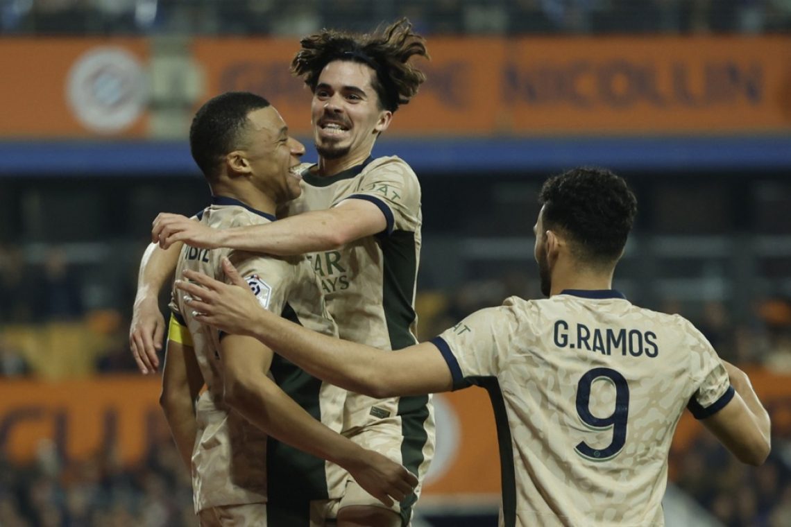 Poraz Le Havra, PSG z Mbappejem napolnil mrežo Montpelliera