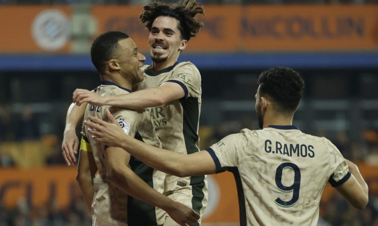 Poraz Le Havra, PSG z Mbappejem napolnil mrežo Montpelliera