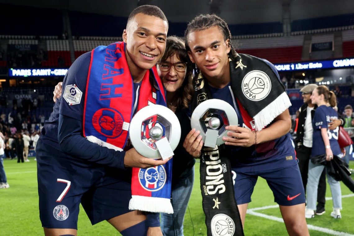 Mbappe petič najboljši igralec francoske lige za konec v PSG