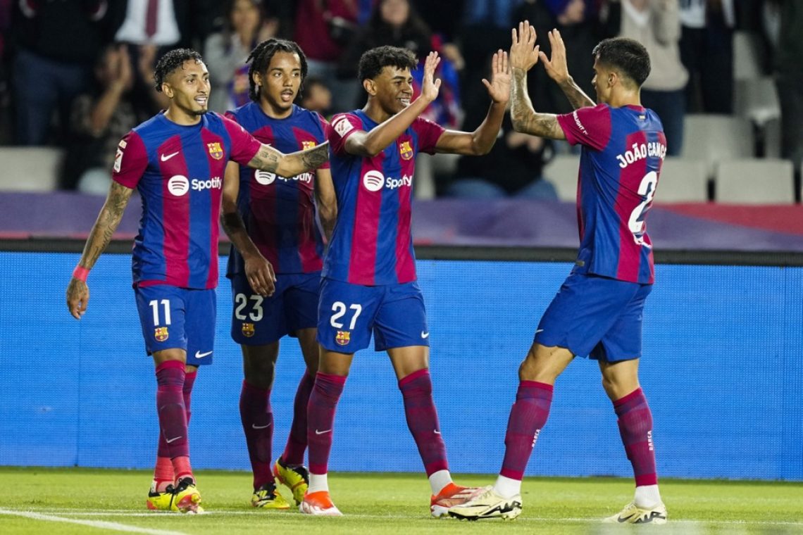 Barcelona z zmago spet na drugem mestu