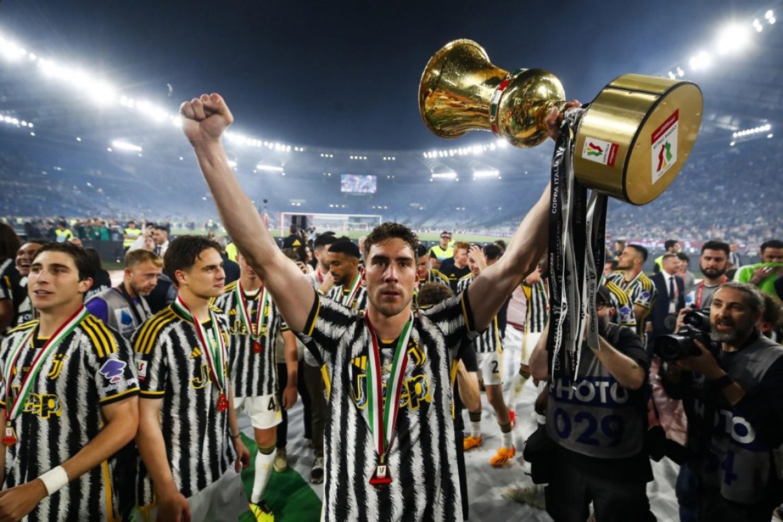 Vlahović prinesel Juventusu 15. pokalno lovoriko