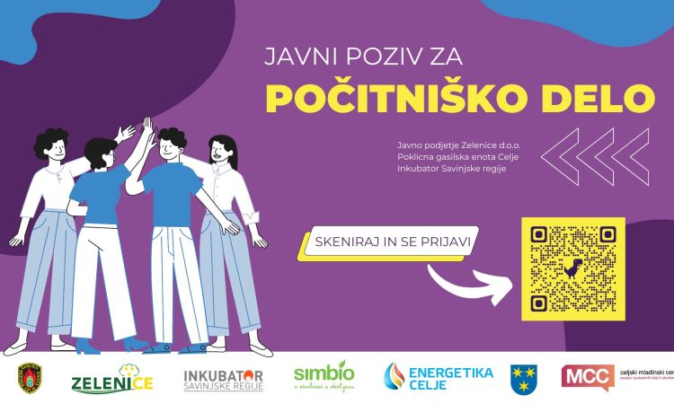 V Celju priložnost za počitniško delo, nove izkušnje in poletni zaslužek