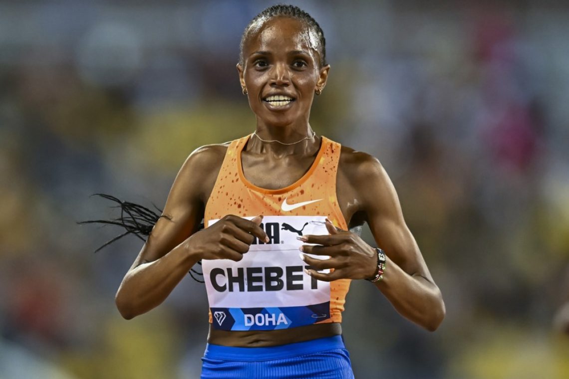 Kenijka Beatrice Chebet je v Eugenu popravila svetovni rekord na 10.000 m