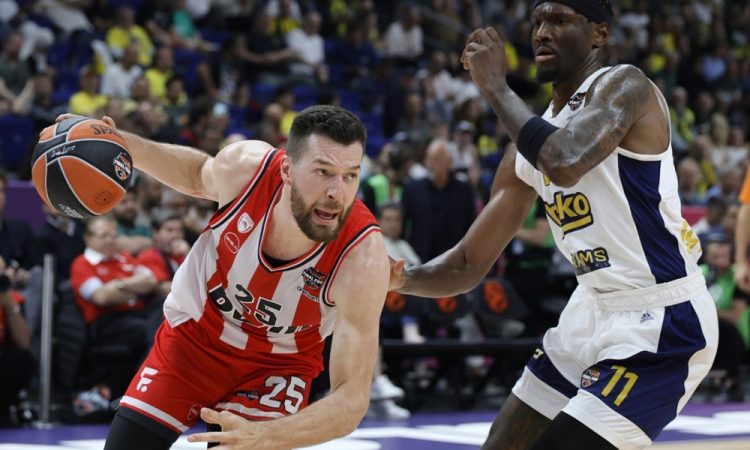Olympiakos zasedel tretje mesto v evroligi