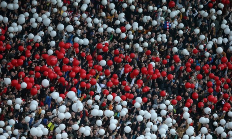 Crvena zvezda sezono končala z zmago in veliko proslavo na domačem terenu