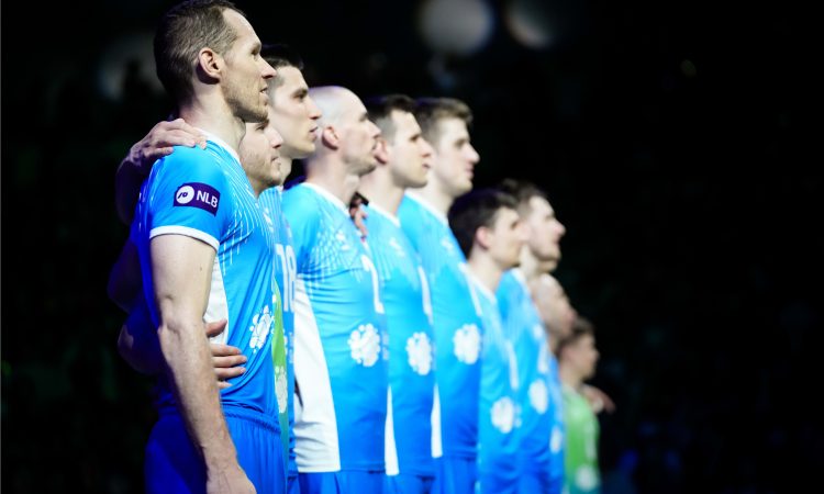 Slovenski odbojkarji v pričakovanju turnirja v Stožicah