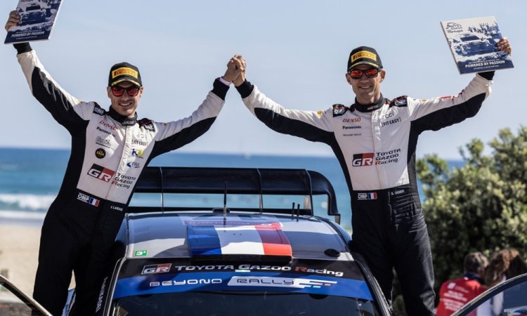 Ogier in njegov sovoznik v bolnišnici po nesreči na Poljskem