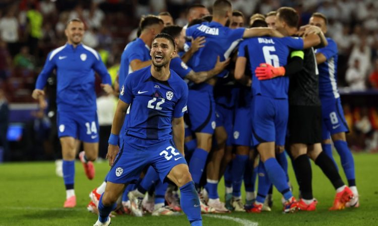 Slovenski nogometaši po 0:0 z Anglijo v osmini finala EP