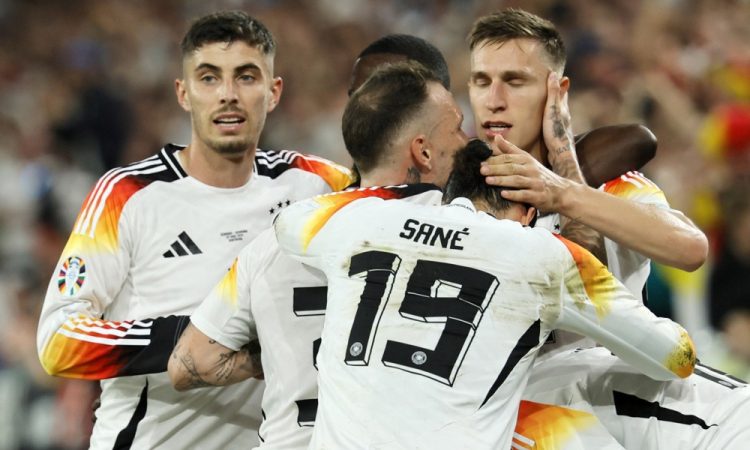 Nemci v nevihtnem Dortmundu v drugem polčasu strli odpor Dancev 