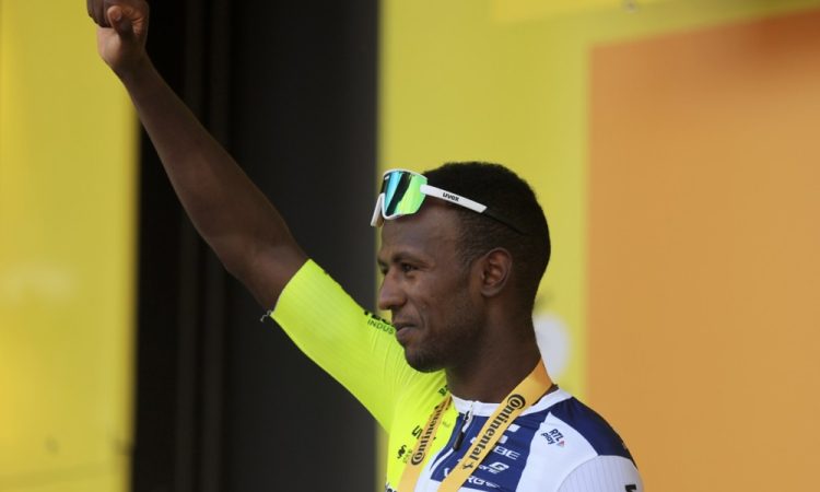 Girmay priboril prvo zmago na Touru za Eritrejo