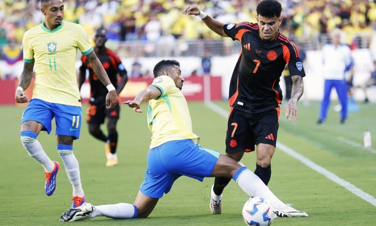 Brazilija le z 1:1 proti Kolumbiji na pokalu Amerike