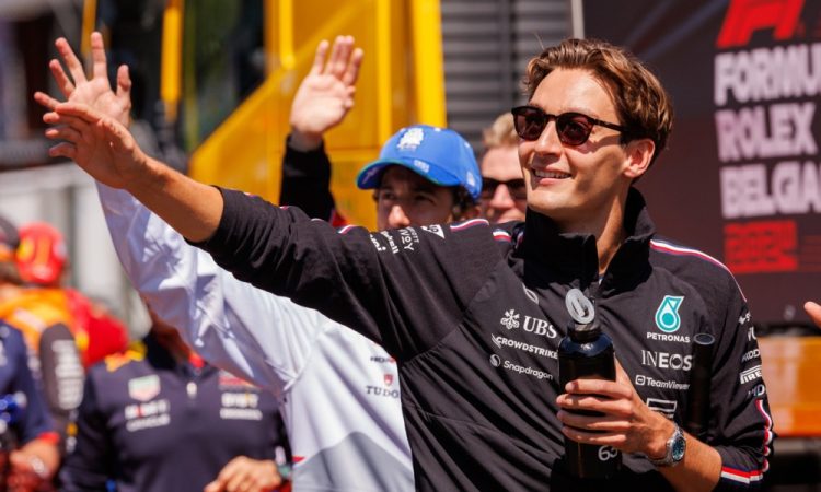 Russell zmagovalec Belgije, Verstappen peti