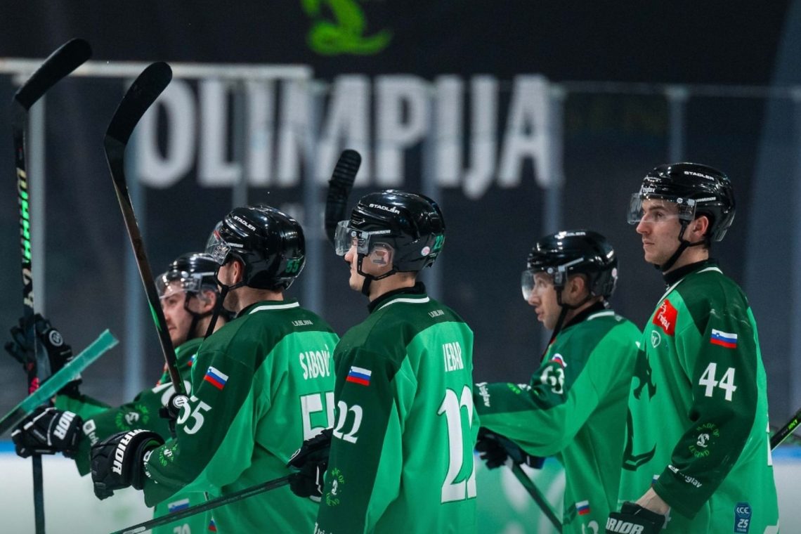 Hokejisti Olimpije Ljubljane so premagali Pustertal po podaljšku s 5:4