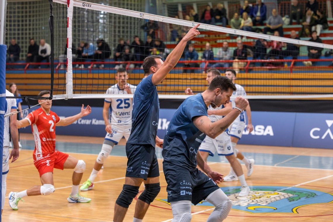 Odbojkarji Calcit Volleyja s pomembno zmago v Mariboru