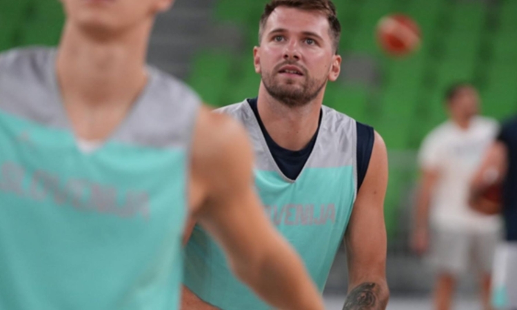 Luka Dončić se je pridružil reprezentanci pred tekmo z Nemčijo