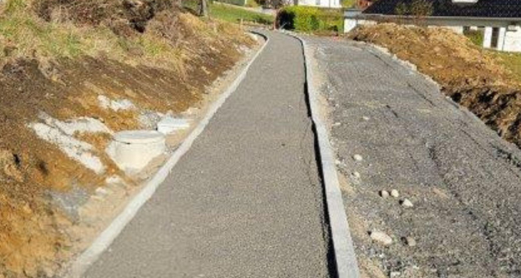 V Škalah nastaja nova varna pešpot med naselji